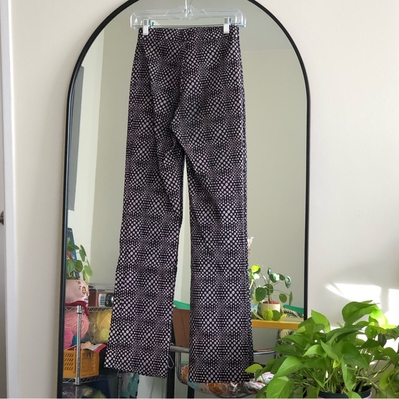 Vintage Purple Funky Polka Dot Graphic Pants - Picture 3 of 8